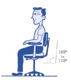 Sitting upright 